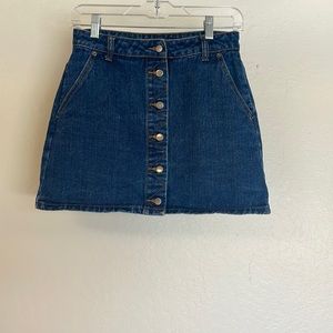 Vintage Blue Jean Skirt